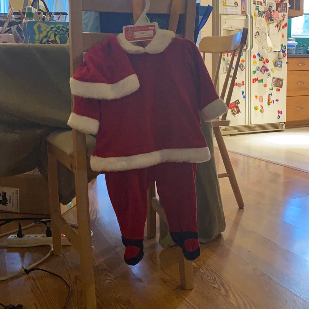 Baby Santa onesie